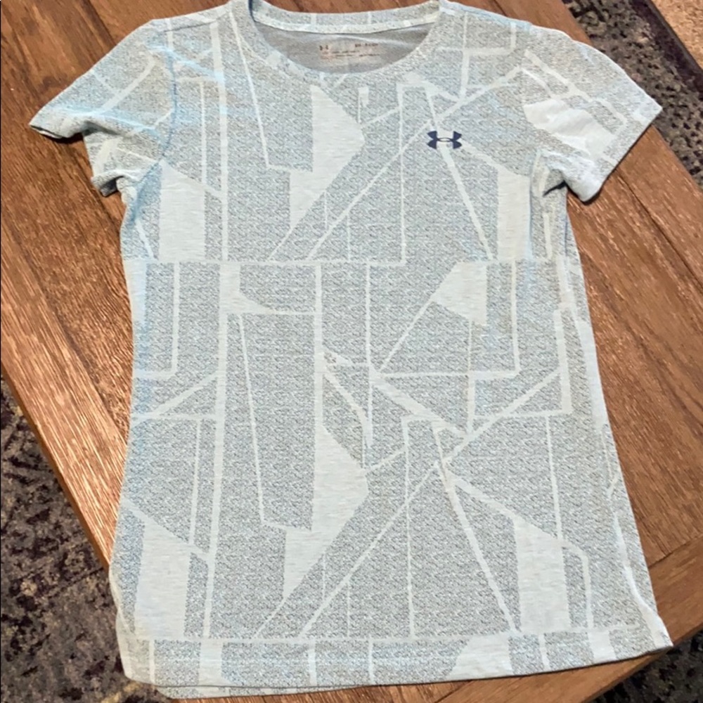 Light blue under armour top